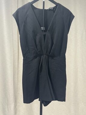 Guess Black Top with Branded Neckline
